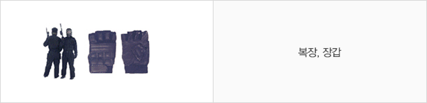 복장, 장갑
